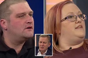 Jeremy Kyle show guest who calls his girlfriend 'Shamu The Whale' reveals she used a Toffee Crisp wrapper as a condom