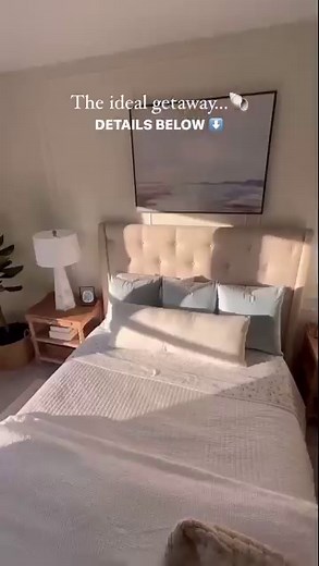 16K views · 40 reactions | Create a coastal bedroom by incorporating shades of white, beige or blue, dress the room in soft & airy fabrics like linen or cotton and add decorative accents inspired by the sea. | Rooms To Go | Facebook