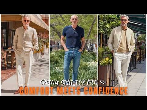 20 Spring Looks That Make Older Men Feel Comfortable and Confident - men's fashion