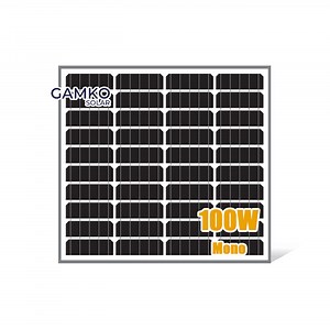 [Hot Item] Photovoltaic Tiles Single Axis Solar Tracking System 100W Mono Solar Panel