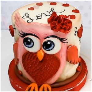 160K views · 762 reactions | Let's get lovely by making a cute OWL cake design! 黎❤ | MetDaan Cakes | Facebook