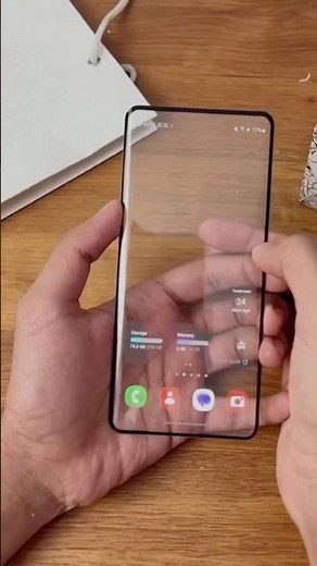 Hp canggih transparan #transparan #android