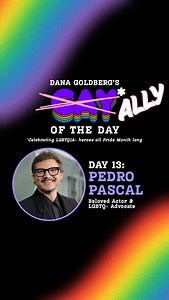 It’s Ally Fridays on Gay of the Day! Actor, heartthrob, activist… Pedro Pascal! @pascalispunk #ProtectTheDolls #lgbt #lgbtqia #history #pride #pridemonth @connerives @humanrightscampaign | Dana Goldberg