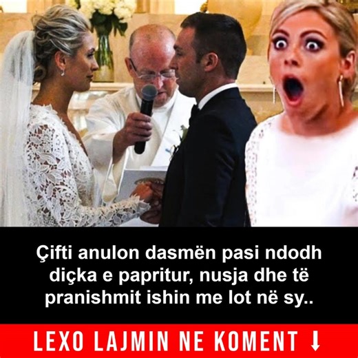 2.8K views | Çifti anulon dasmën pasi ndodh diçka e papritur, nusja dhe të pranishmit ishin me lot në sy.. KLIKO LAJMIN NË KOMENT  | Shëndeti | Facebook