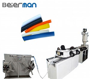 [Hot Item] Beierman Plastic Single Wall Corrugated Pipe Production Machine Plastic Pipe Corrugator Machine West African Market Popular