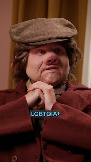 Very Important People on Instagram: "Look at how happy that older bisexual man looks! 🥰 #veryimportantpeople #vicmichaelis #allybeardsley #interview #dog #therapy #thethreelittlepigs"