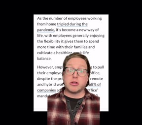 Woman ordered back to the office to ‘collaborate’ — then realizes she’s completely alone