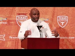 Charlie Strong post Orange-White Scrimmage