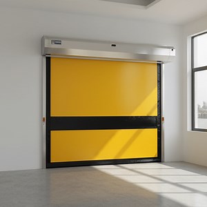 [Hot Item] Automatic Hard Metal Fabric Roll-up Door for Warehouses