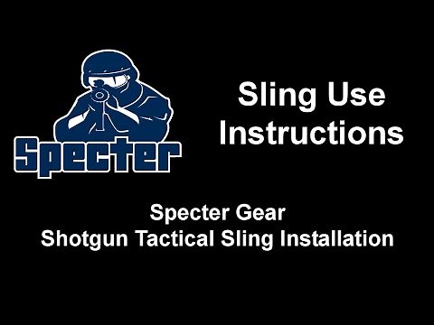 Shotgun Tactical Sling Installation