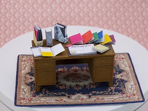 1:24 Scale Office Supplies - File Holders, Legal Pads, Notebooks, Stationary, Desk Calendar, Sticky Notes, File Folder, Copy Paper With Box - Etsy
