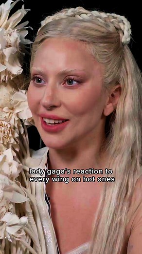 21M views · 343K reactions | @ladygaga's reaction to every wing on @hotones ❤️‍ | Hot Ones | Facebook