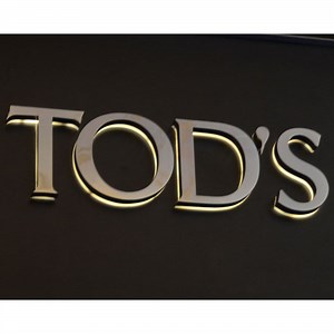[Hot Item] Custom Outdoor Shop Mirror Black Titanium Stainless Steel Backlit Signage