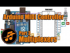 Arduino MIDI Controller: Multiplexers