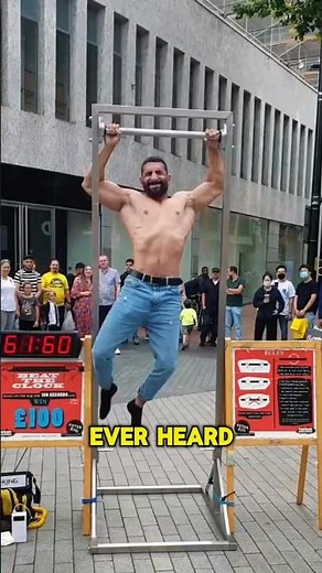 The Impossible 100-Second Hanging Challenge! #shorts