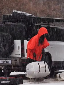 Camping in heavy snow with a double-decker tent #survival #camping #outdoors #outdoor #nature #knife #hiking | Toby Cross