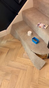 24K views · 38 reactions | A Simple Stair Repair ✅… #home #diy #howto #pov #teirnanmccorkell #stockport #flooringinstaller #flooring #manchester | Teirnan McCorkell | Facebook