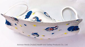 [Hot Item] Breathbale KN95 Kids Cartoon Printing Face Mask with Non-Irritating Earloop Skin-Friendly Children 3D Non-Woven Face Mask