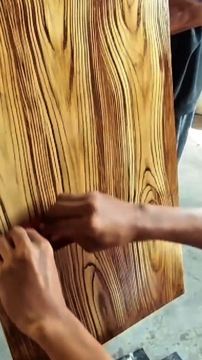 10K views · 92 reactions | wood grain design paint with smart tools | Texture Design | Facebook