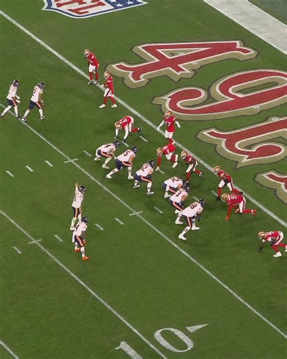 The Sky Cam angle of the final Bears 49ers play. 🎥 | Sunday Night Football on NBC