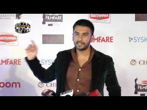 Ranveer Singh At 61st Britannia Filmfare Awards 2016