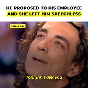 2.5K views · 22 shares | A modeling agency owner fell in love with one of his employees. He took the girl to TV to propose sealing their union. The woman's response would be unusual. | Positive | Facebook