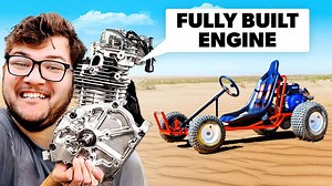 Homemade go kart was not ready for this engine upgrade