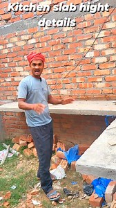 227K views · 1.8K reactions | Kitchen slab का hight कितना होना चाहिए || Kitchen slab hight details #Kitchen #construction | Ram janki construction | Facebook
