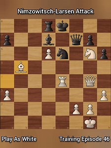 Nimzowitsch-Larsen Attack ( Part 46 ) Play As White #ChessOpening #NimzowitschLarsenAttack | Chess Galleryan