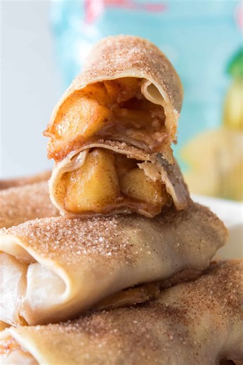 Caramel Apple Egg Rolls Recipe | The Produce Moms