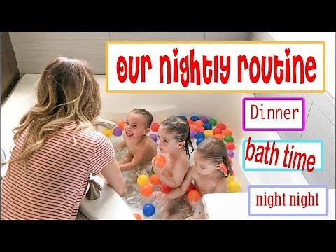 NiGHT TIME ROUTINE WITH 6 KIDS 6 AND UNDER