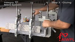 AIWFL 2pcs 45 Degree Stone Mitre Clamp, Countertop Seam Splicing Fixture for Granite Marble Quartz Top Glue Clamp Install Tool 45° Positioning Right Angle Clamps Miter Clamp 45 Degree Angle Clamp