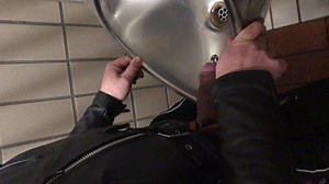 Fun at a public rest stop