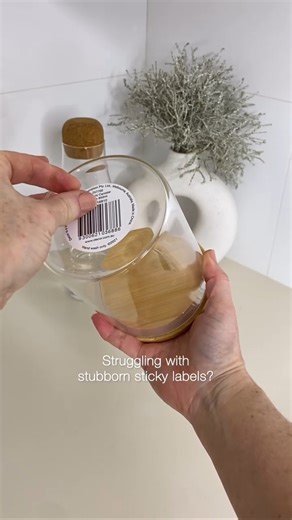 Sick of stubborn labels? Here's a clever trick from @what.sophie.does to get rid of them #idealhome #cleaningtok #cleaninghack | Ideal Home