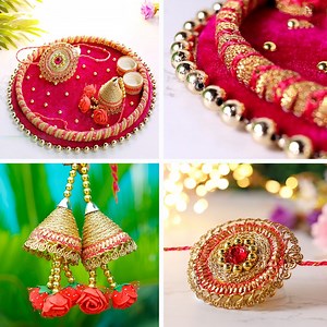 DIY Rakhi Thali Decoration Ideas