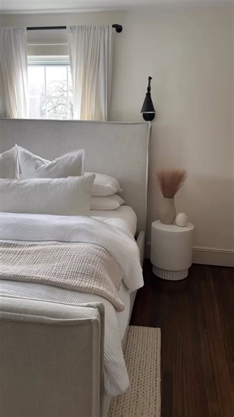 POV: You’re about to take a nap on our Highland Bed, featuring neutral upholstery and french seams 💤 Shop now – bit.ly/47oqAsm | Joss & Main