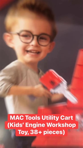 🗣️Costco Shoppers 👉 MAC Tools Utility Cart (Kids’ Engine Workshop Toy, 38 pieces). #costco #costcoshoppers #MACUtilityCart #STEMLearningToys #CreativePlay #ToyWorkshop #LearningIsFun #FamilyPlaytime #HandsOnLearning #ReelsKids #ToyWorkshopFun #ParentingReels #MACToolsEngineCart #STEMToysForKids #ToyMechanics #LearningByDoing #FunAndEducational #PlayAndLearn #KidsImagination #ReelsToys #WorkshopFun #TrendingToys | Costco Shoppers