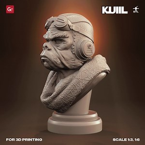 Kuiil, the wise Ugnaught ally of The Mandalorian. Our talented contributing 3D artists have created a Kuiil Bust for 3D printing, capturing his iconic look. Bring joy and Mandalorian memories to your home with these amazing STL files: https://tinyurl.com/3vp446hp | Gambody - 3D Printing Marketplace