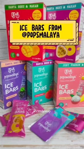 1.5K views · 15 shares | “Satisfy your sweet tooth with the freshest ice cream around – made with real fruit! Each scoop is packed with flavor and goodness, making it the perfect treat for any occasion. Pops Malaya Ice Bars”#icecream #icepop #icebar #candystop | Candy Stop | Facebook