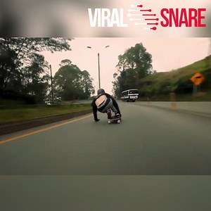 16 reactions | Skateboarding Speed Run On The Highway | ViralSnare | Facebook