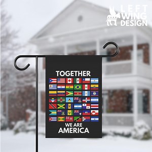 Together We Are America Yard Sign Garden Flag Anti Trump MAGA Abolish ICE - Etsy Canada
