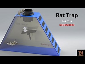 Simple Mouse trap design and assembly in solidworks| Solidworks tutorial for beginners