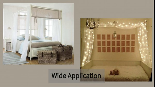 Canopy Bed Curtains - 2 Panel Canopy for Bed in 62 x 236 Inches White Sheer Scarf Bed Canopy Drapes Bed Canopy Curtains Luxury Sheer Bed Canopy Scarf for Adults Girls Room Decor