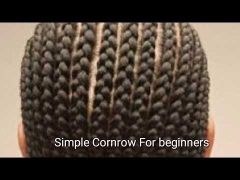 How To Cornrow For Beginners / Clear Easy Steps