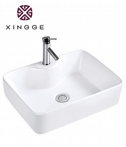 [Hot Item] Thin Edge Simple Design Porcelain Bathroom Wash Basin