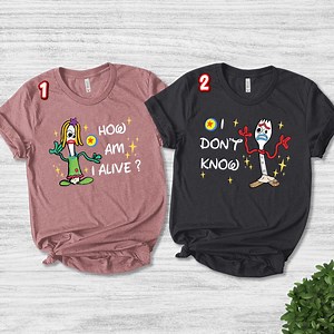 Toy Story Shirt Forky and Knifey Shirt, How Am I Alive Knifey Shirt I Don't Know Forky, Valentines Couples Shirt, Valentines Gift SKSC36 - Etsy
