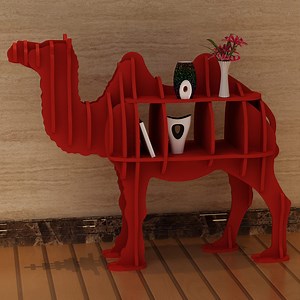 [Hot Item] Wooden Animal Style Free Standing Display Rack Home Office Children Furniture