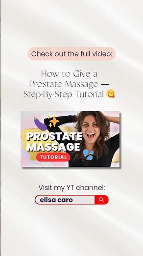 Learn how to give him prostate massage! Click here ☝️ (educational video)