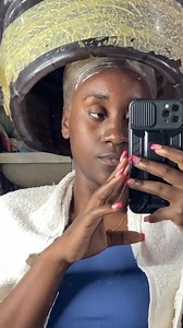 #draftvideo my hair dying process at Tapela’s ZM💇🏽‍♀️ #softblackgirl 💕 #vlogger 🎥 #blonde 👩🏼‍🦱 | Olivia Tutu