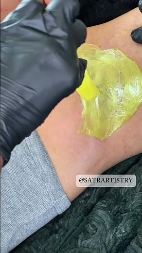 Armpit Waxing with Sexy Smooth Lemon Kiss Hard Wax | @satrartistry Waxing Tutorial & Demo